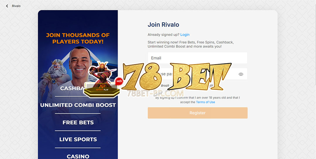78 bet registrar